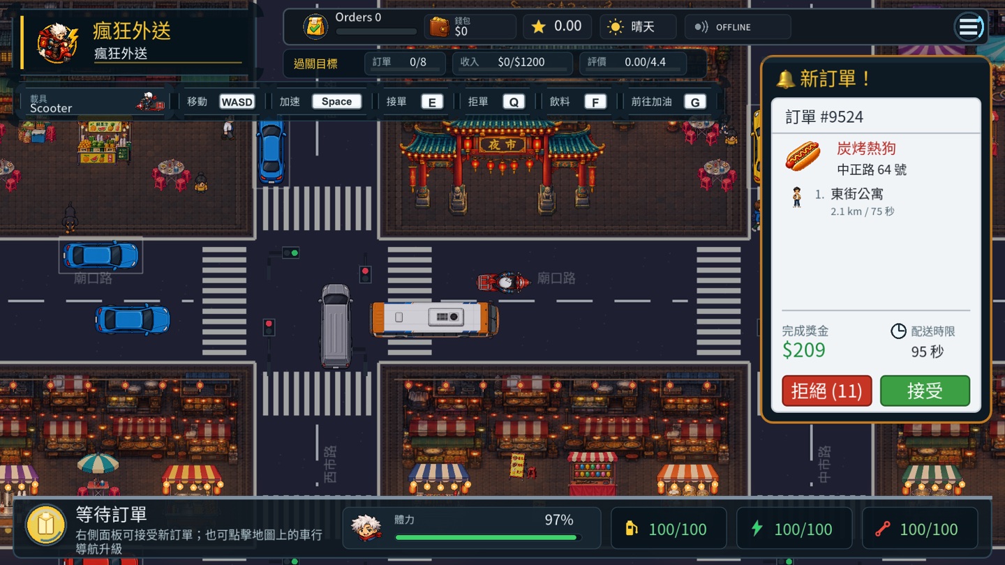 夜市實機遊戲畫面